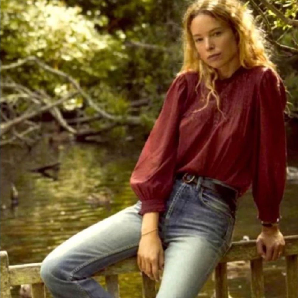 Doen Antonia Heirloom Collection Top in Burnt Henna